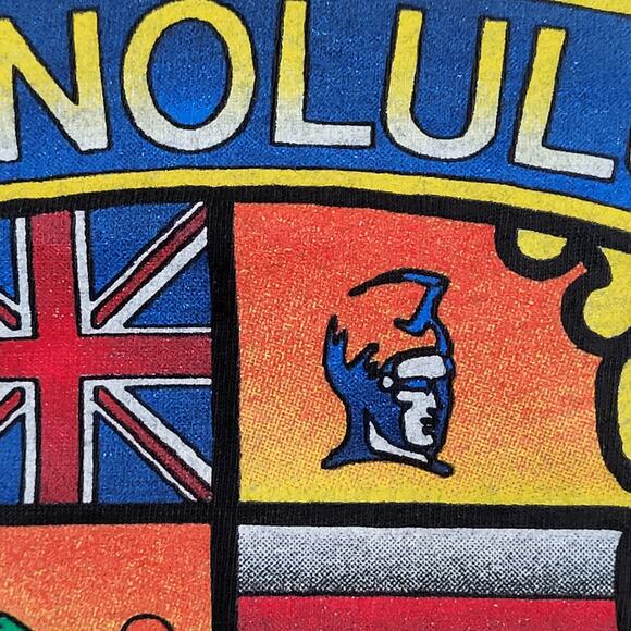 Vintage 90s CSI Honolulu Shirt L/XL 23x27 Film Crew - Picture 13 of 16